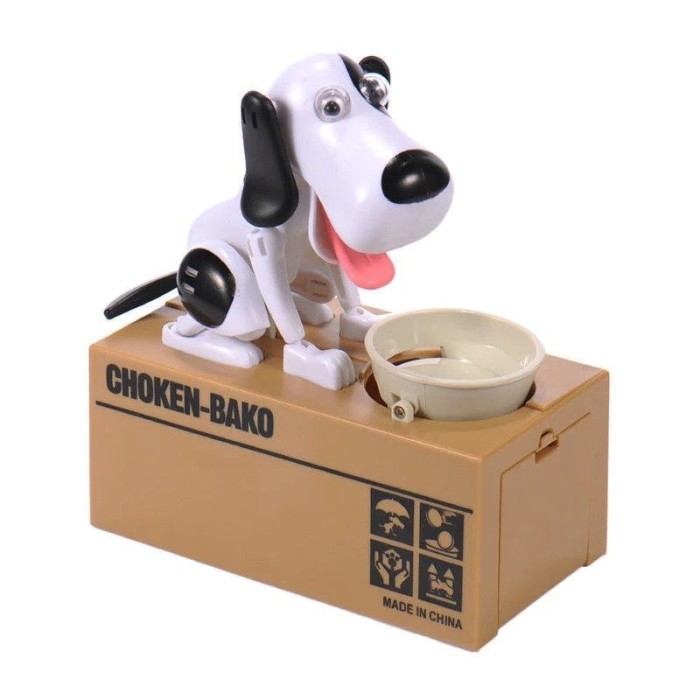 Pusculita interactiva pentru copii, model catel infometat My Dog Piggy Bank