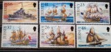 Jersey 2001 Nave poștale, corabi transport maritim serie 6v neștampilat
