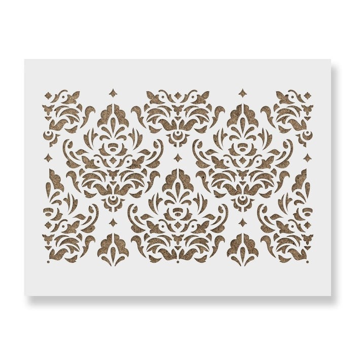 Sablon Perete vopsire, tencuiala 900x600x0.7mm Damask Refolosibil, model MXSP7075