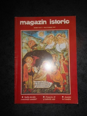 REVISTA MAGAZIN ISTORIC (Decembrie, 1997) foto