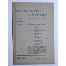 PREOCUPARI LITERARE , DIRECTOR : VLADIMIR STREINU , ANUL VII , NR. 5 , MAI 1942
