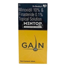 Solutie, Dr. Reddy&amp;amp;#039;s, Gain 10, impotriva Caderii Parului, Minoxidil 10% si Finasteride 0.1%, Pipeta foto