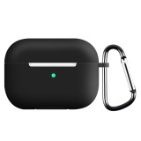 Husa compatibila apple airpods 3, silicone, smooth ultrathin, black, Techsuit
