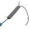 Cablu Fakra Plug la Soclu SMB Negru Drept 0.25m 12VDC MTA