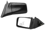 Oglinda exterioara Opel Astra F (Sedan+Hatchback+Combi) 09.1991-1994 partea dreapta View Max crom convex carcasa neagra reglare parghie fara incalzir