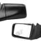 Oglinda exterioara Opel Astra F (Sedan+Hatchback+Combi) 09.1991-1994 partea dreapta View Max crom convex carcasa neagra reglare parghie fara incalzir