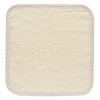 Prosop Bumbac, Margine Carouri, Bej, 30x30cm, pentru Copii, Oem