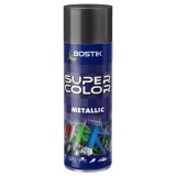 Spray vopsea, Den Braven Super Color Metallic, negru, interior / exterior, 400 ml