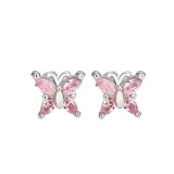 Cumpara ieftin Cercei argint 925, JW919, model fluture, placati cu rodiu