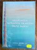 Folclor muzical instrumental din Moldova, tinutul Bacaului - George Sarbu, autograf / R2P3S