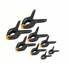 Set 14 cleme cu arc, dimensiuni 3-1/2&#039;&#039; - 9&#039;&#039;, corp PP + fib