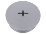 Capac de Protecție Poliamidă Gri M25 1,5 - Set 10 Buc.