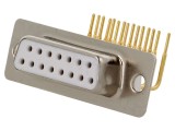 Conector D-Sub 15-Pin Mamă PCB 90&deg; THT