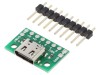 Adaptor USB C 2.0 20,32x13,97mm Soclu