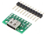 Adaptor USB C 2.0 20,32x13,97mm Soclu