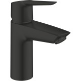 Baterie lavoar Grohe Start 235502432, 3/8&amp;#039;&amp;#039;, marimea S, monocomanda, 5.7 l/min, ventil push to open, mat, negru