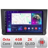 Navigatie Seat Ibiza 2017- C-IBZ Android Octa Core Ecran 2K QLED GPS 4G 4+32GB 360 KIT-IBZ+EDT-E409-2K CarStore Technology