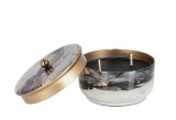 Cumpara ieftin Lumanare ambientala in borcan metal multicolor Marsha &Oslash;12x6,5h