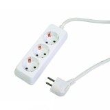 Prelungitor electric cu 3 prize, cablu 1,5 m, 1,5 mm, fara &icirc;ntrerupator