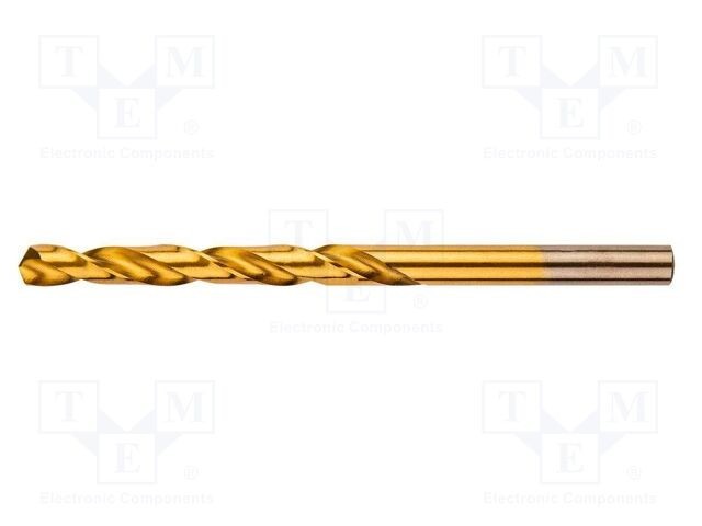 Burghiu metal 6mm HSS GRAPHITE nitrură titan