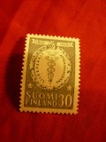 Serie Finlanda 1962 - 100 Ani Banca Finlandei , 1 valoare, Nestampilat