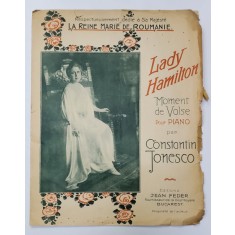 LADY HAMILTON, MOMENT DE VALSE POUR PIANO de CONSTANTIN IONESCU