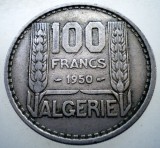 7.360 ALGERIA OCUPATIE FRANCEZA 100 FRANCS FRANCI 1950