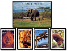 Sao Tome e Principe 1996 Animals, MNH AG.022 foto