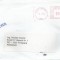 Italia, plic circulat in Romania, francatura mecanica, aerofilatelie, 2000