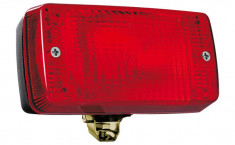 Lampa auto Wesem pentru ceata rosie 12/24V 14x17,5x6,5cm cu bec P21W , 1 buc foto