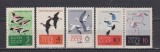 RUSIA , U.R.S.S. 1962 MI. 2688-2692 MNH