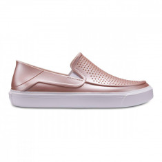 Pantofi Femei casual Crocs CitiLane Roka Metallic Slip-on W foto