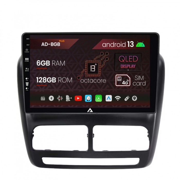 Navigatie Fiat Doblo (2010-2015), Android 13, B-Octacore 6GB RAM + 128GB ROM, 10.1 Inch - AD-BGB10006+AD-BGRKIT358