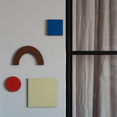 Set forme de perete din lemn - compozitie nr.85 foto