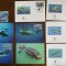 cayman - papagal - serie 4 timbre MNH, 4 FDC, 4 maxime, fauna wwf