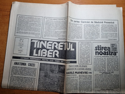 ziarul tineretul liber 1 august 1990-jurnal de vacanta casoaia arad foto