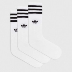 adidas Originals sosete 3-pack culoarea alb