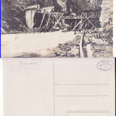 Pasul Surduc (Gorj ) - pod distrus, militara- WWI, WK1