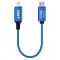 Cablu Transfer Date iSOFT IS-003B, Interfata Lightning - microUSB