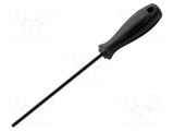 Şurubelniţă imbus UNIOR HEX 3,5mm, lamă 75mm, m&acirc;ner ergonomic