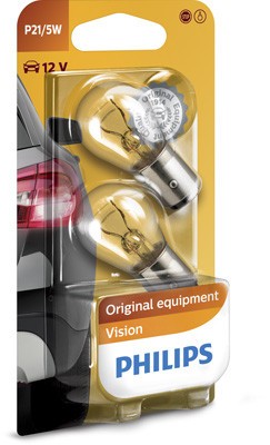 SET 2 BECURI SEMNALIZARE P21/5W 12V (blister) PHILIPS 78753