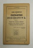 CURS ELEMENTAR , GEOMETRIE DESCRIPTIVA PENTRU CLASA VII-A , DE P. MARINESCU