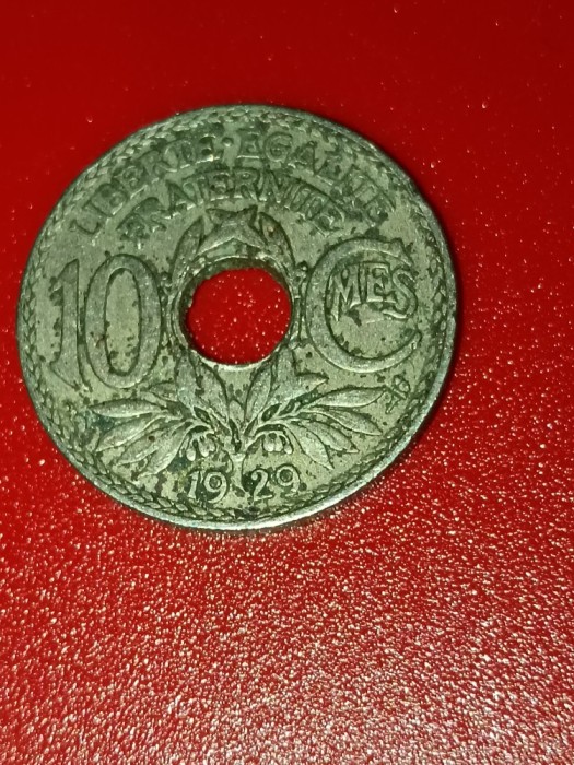 10 centimes 1929 Franta [poze].