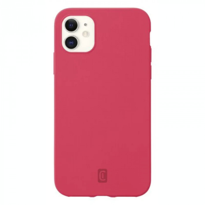 Husa Cover Cellularline Silicon Soft pentru iPhone 12 Mini Coral