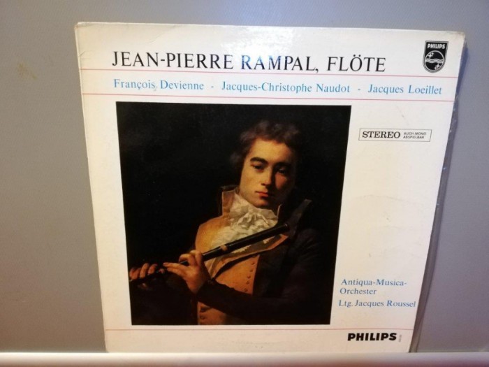 Jean-Pierre Rampal (Flute) play Devienne,Naudot....(1975/Philips/RFG) - Vinil/NM