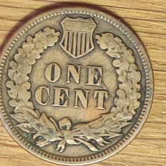 SUA / USA - moneda istorica - 1 indian head cent 1892 - cap indian - superba !
