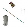 Set undiță 99% carbon Power King de 4 m, juvelnic, suport, set 3 linii pescuit, putere aruncare 10-50 g, Cool Angel