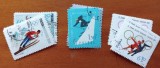 POLONIA-"lot- 3serii vechi:-Sporturi de iarna-Olimpiade-stampilat'' -Vezi-Scan