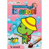 Transforma apa in culori. Coloram doar cu apa si o pensula! In vacanta/***