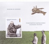 ROMANIA 2026 AVIATORI DE LEGENDĂ. CONSTANTIN CANTACUZINO - Bloc dantelat LP.2539a MNH**